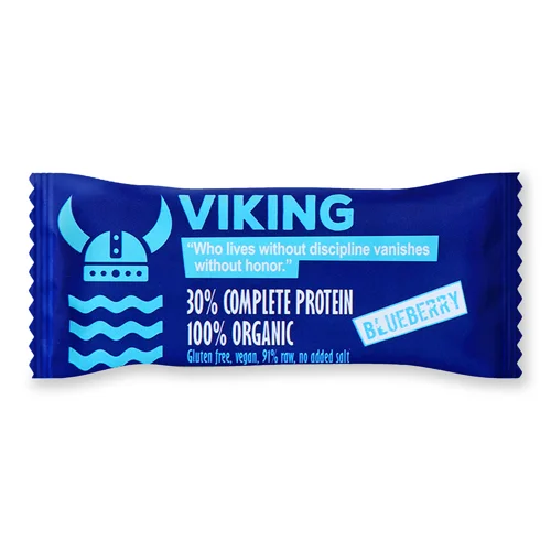 Батончик The Barbarian Raw Bar протеїновий з чорницею 50г