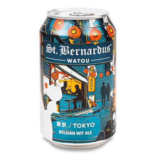 Пиво St.Bernardus Tokyo світле з/б 0,33л