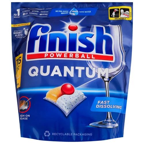 Капсули для посудомийних машин Finish Quantum All in 1 Лимон 115шт