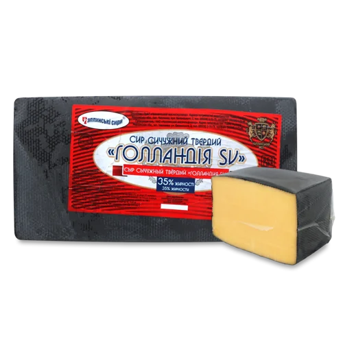 Сир Голландський 35% Вищого Ґатунку SV Чаплинські Сири, кг