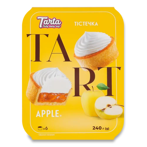 Тістечка Яблучна Тарта В/К 240г