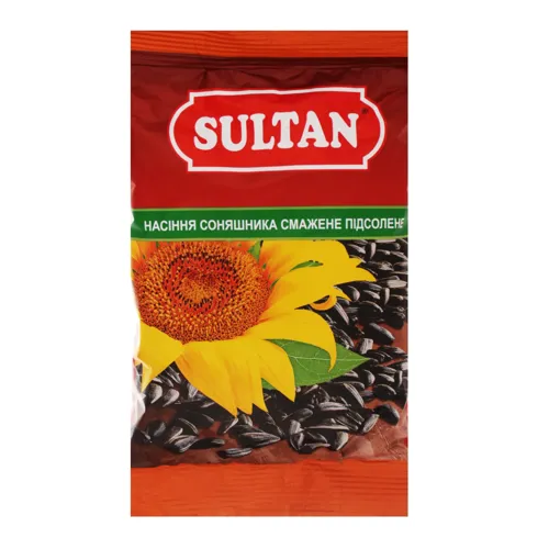 Насіння соняшника смажене підсолене Sultan м/у 80г