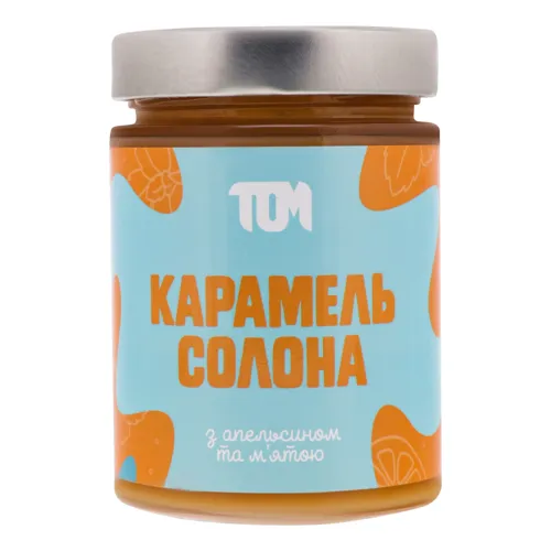 Карамель солона з апельсином та м'ятою Том с/б 300г