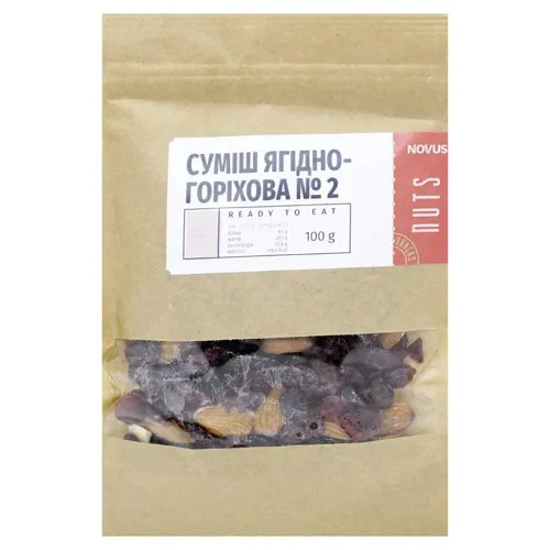 Суміш ягідно-горіхова №1 Novus 100г