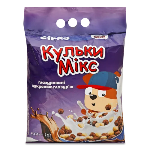 Кульки Мікс Глазур Цукрові, 500г, Сірко