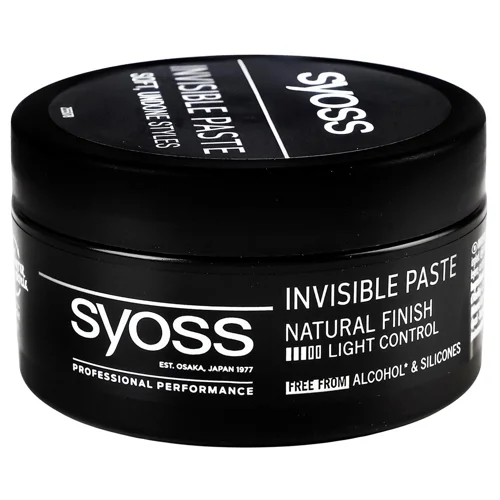 Паста для укладання волосся Syoss Natural Finish Light Control Invisible Paste 100мл