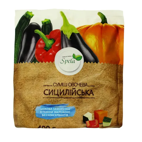 Суміш овочева заморожена Сицилійська Spela м/у 400г