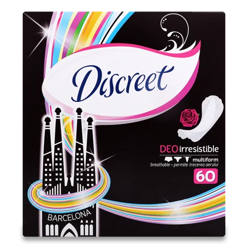 Щоденні Прокладки Irresistible Deo Multiform Discreet, 60 шт