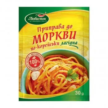 Приправа до моркви по-корейськи ласкова Любисток 30г