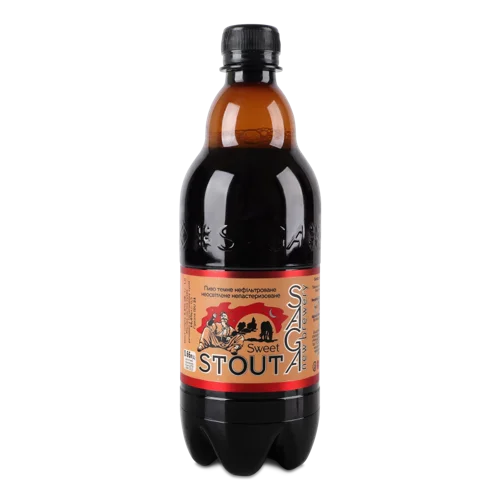 Пиво Темне Нефільтроване Неосвітлене Непастеризоване Sweet Stout, 0.66л, 5.8% п/пл
