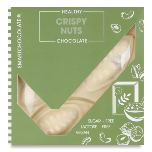 Шоколад Crispy SmartChocolate, Вищого Ґатунку, Картонна Упаковка, 70г