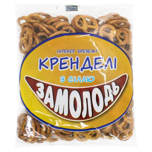 Крекер Замолодь Брезель з сіллю 160г