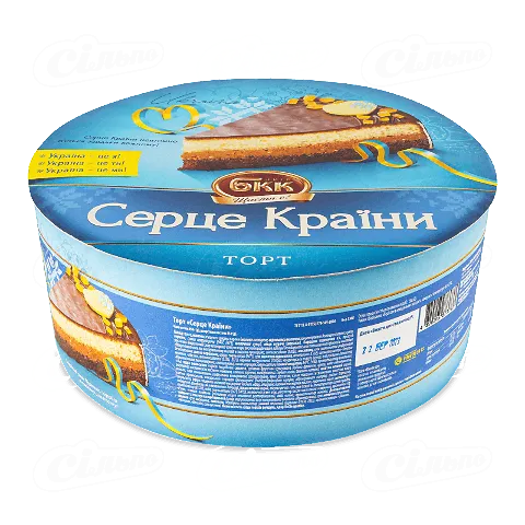 Торт БКК Серце країни 850г