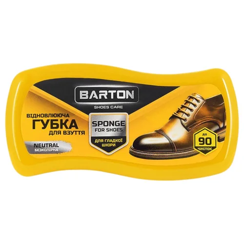 Губка для блиску Barton для гладкої шкіри безколірна