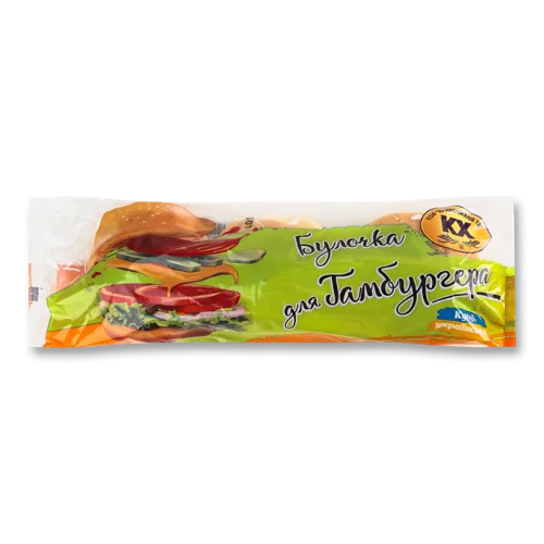 Булочка Для Гамбургера Вищого Ґатунку ТОВ Криворіжхліб, 3х60г