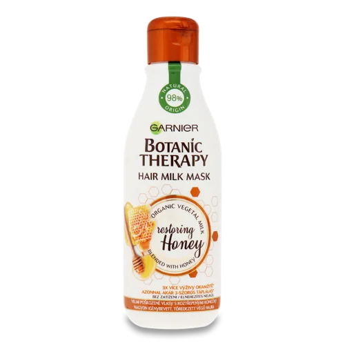 Маска-Молочко Для Дуже Пошкодженого Та Посіченого Волосся Honey Botanic Therapy Garnier, 250мл