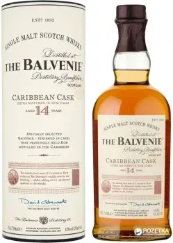 Віскі Balvenie Caribbean Cask 14 років, 0,7л