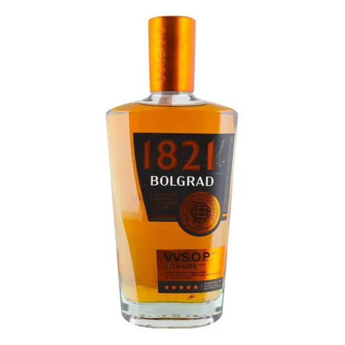 Коньяк 0.5л 40% ординарний 5 зірок V.V.S.O.P Bolgrad