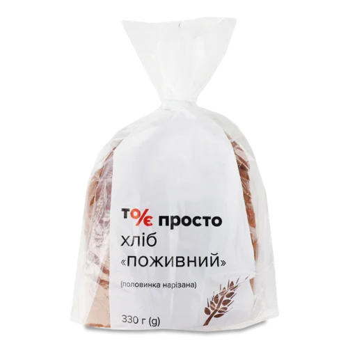 Хліб Поживний Полов Нарізаний, Упаковка Картонна, 330 Г