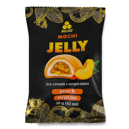 Морозиво Пломбір Персик, Вищого Ґатунку, М/У 50г