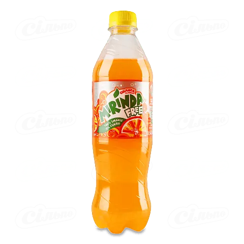 Напій Mirinda Free зі смаком апельсина, 0,5л