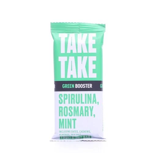 Батончик Take Take GreenBooster спіруліна/розмарин/м`ята,46г