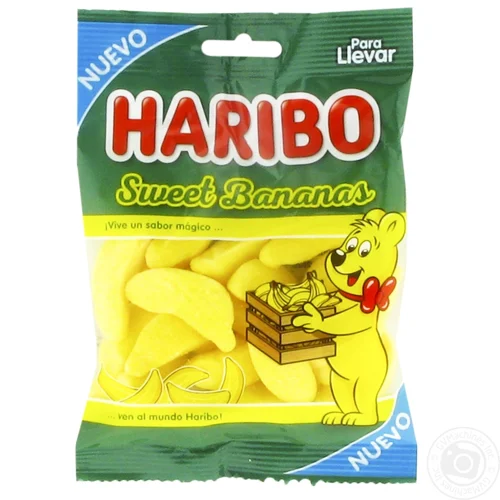 Цукерки Haribo Sweet Bananas жувальні 90г