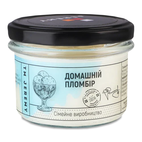 Морозиво Вищого Ґатунку 15% Домашній Пломбір, с/б 140г