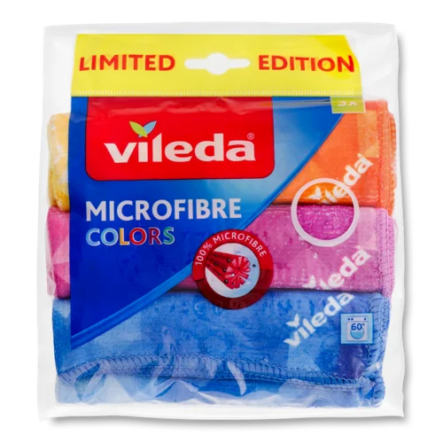 Серветка Мікрофіброва Colors Vileda 3шт, в/ґ