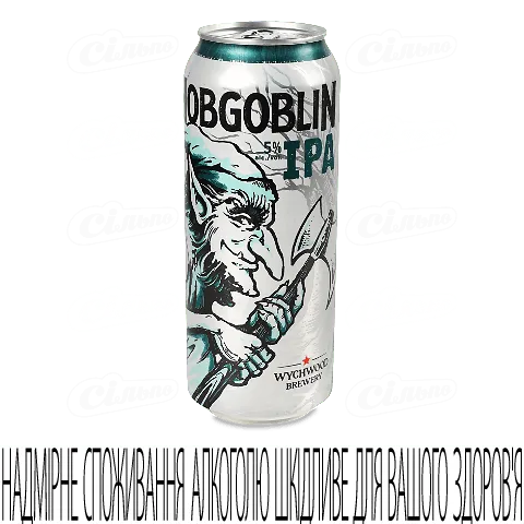 Пиво Wychwood Brewery Hobgoblin IPA світле з/б, 0,5л