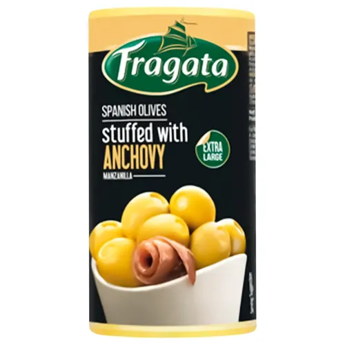 Оливки Fragata з анчоусами 350г