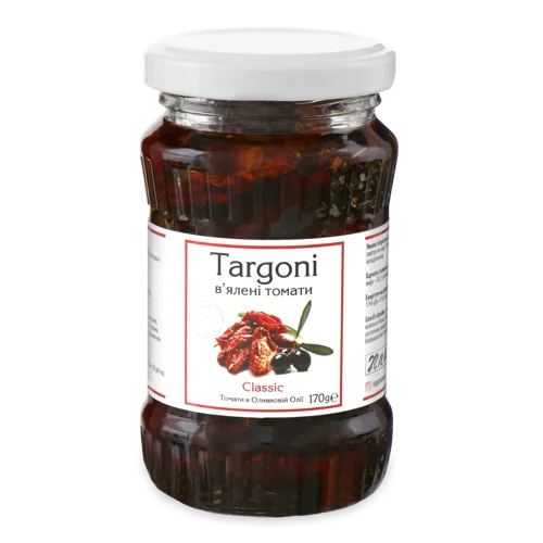 В'ялені Томати В Оливковій Олії Classic Targoni, с/б 170г
