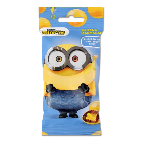 Драже Мармелад Зі Смаком Банана У Молочному Шоколаді, в/ґ, 45г