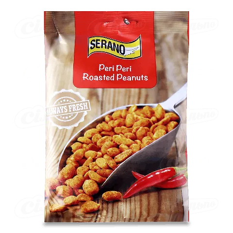 Арахіс смажений зі смаком перцю Пірі-Пірі, 175г