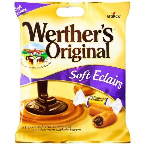 Цукерки Werthers Original ірис з шоколадною начинкою 70г