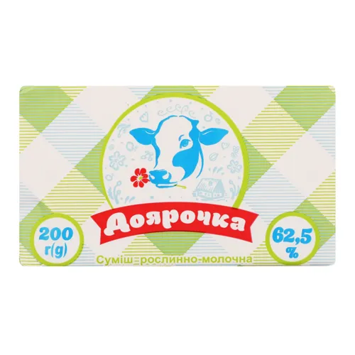 Суміш рослинно-молочна 62.5% Доярочка м/у 200г