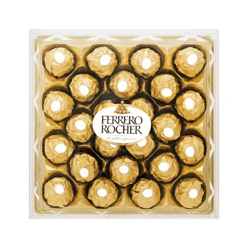 Цукерки вафельні з молочним шоколадом та лісовими горіхами Ferrero Rocher п/у 300г