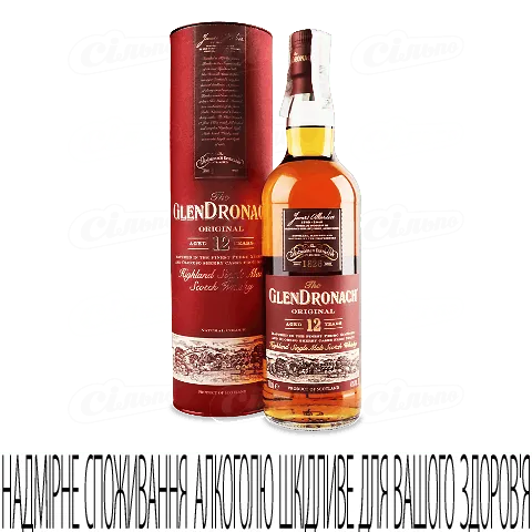 Віскі Glendronach Malt Original GB 12 років, 0,7л