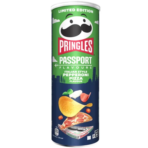 Чипси Pringles Passport Italian Style картопляні зі смаком піци пепероні 165г
