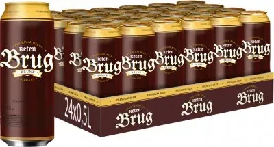 Пиво Keten Brug Brune 6%, 0,5л