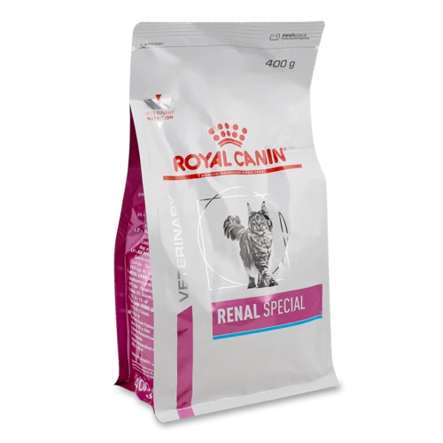 Корм сухий повнораціонний дієтичний для дорослих котів Royal Canin Renal Special, в/ґ, 400г