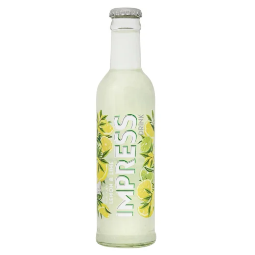 Напій слабоалкогольний Impress Лимон і лайм 4,4% 250мл