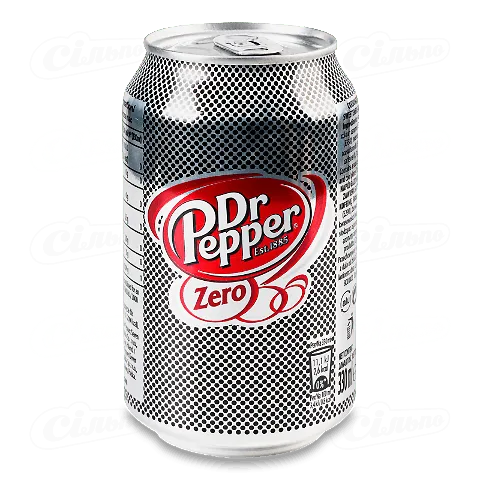 Напій газований Dr Pepper Zero 0,33л