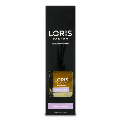 Аромадифузор з Декоративними Бамбуковими Паличками Lavender&Musk Loris 120мл