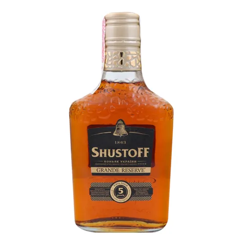 Коньяк 0.25л 40% 5 років Grande Reserve Shustoff
