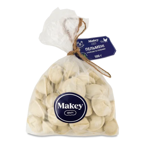 Пельмені З М'ясом Та Грибами В/ґ, 500г