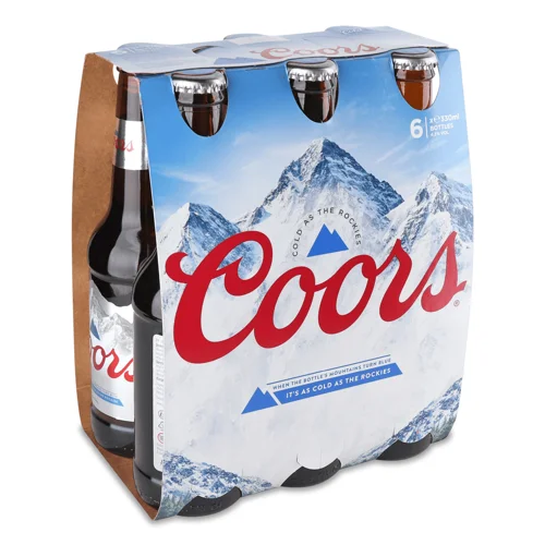 Пиво Coors світле, пакування,6*0,33л