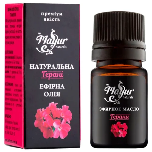 Олія ефірна герані Mayur 5мл