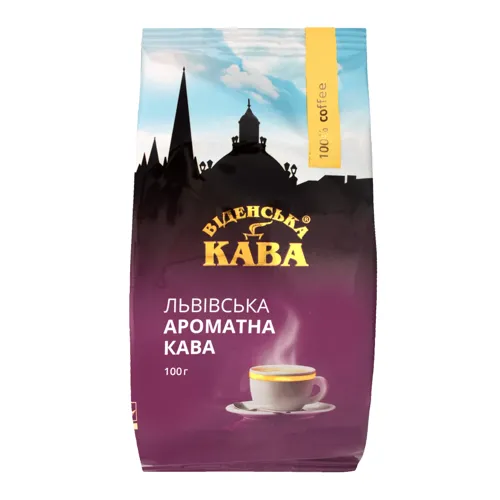 Кава Львівська Ароматна Віденська кава м/у 100г