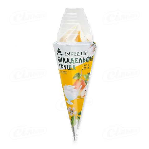Морозиво Рудь Imperium Філадельфія груша вершкове, 150г
